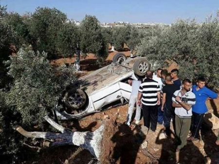 مصرع الطفلة جنات النواجعة من يطا بحادث سير